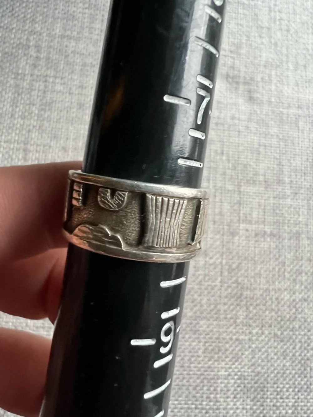 R. H. Begay Navajo Native American Sterling Silver Ring